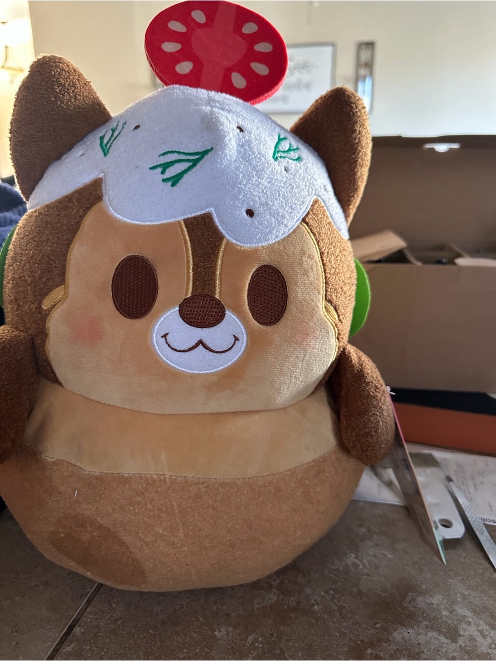 Squishmallows Brown and Cream Woodland Plush - Cute Forest Fox